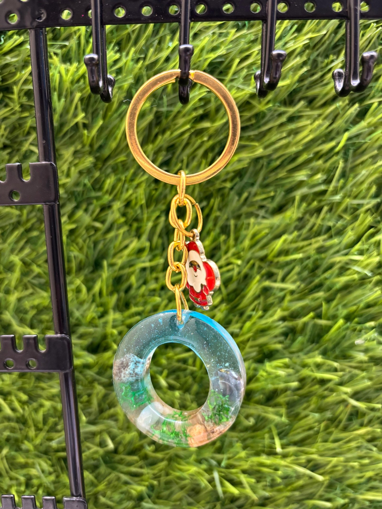 Resin Ocean Theme Keychain
